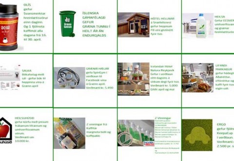 Facebook-vinningar-grænn-april-yfirlit
